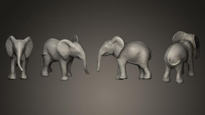 Animal figurines (STKJ_0411) 3D model for CNC machine